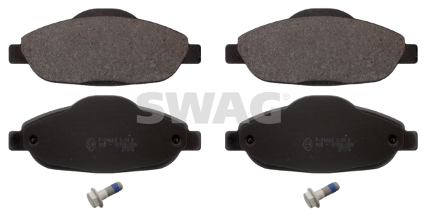 set placute frana,frana disc 62 91 6844 SWAG